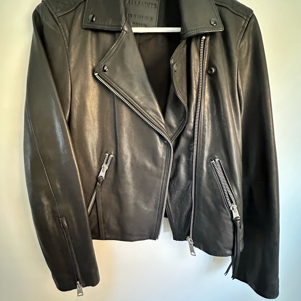 All Saints Leather Motorcycle jacket